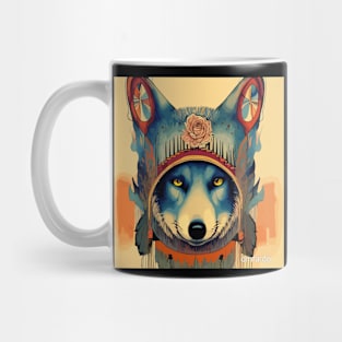 wolf blue Mug